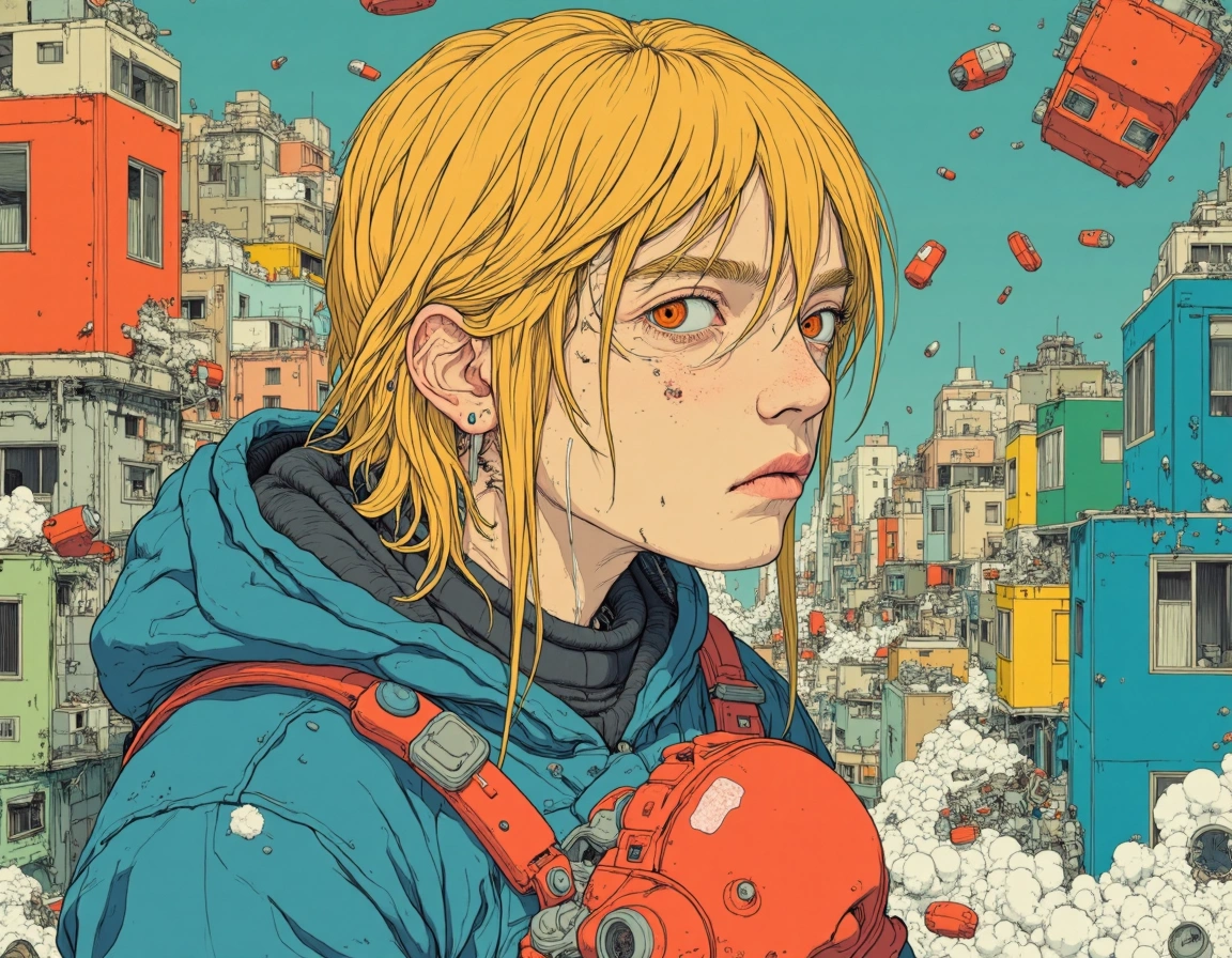 Ilustraciones IA estilo Akira