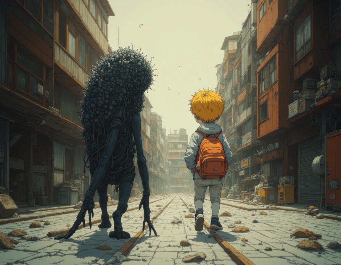 Ilustraciones IA estilo Akira