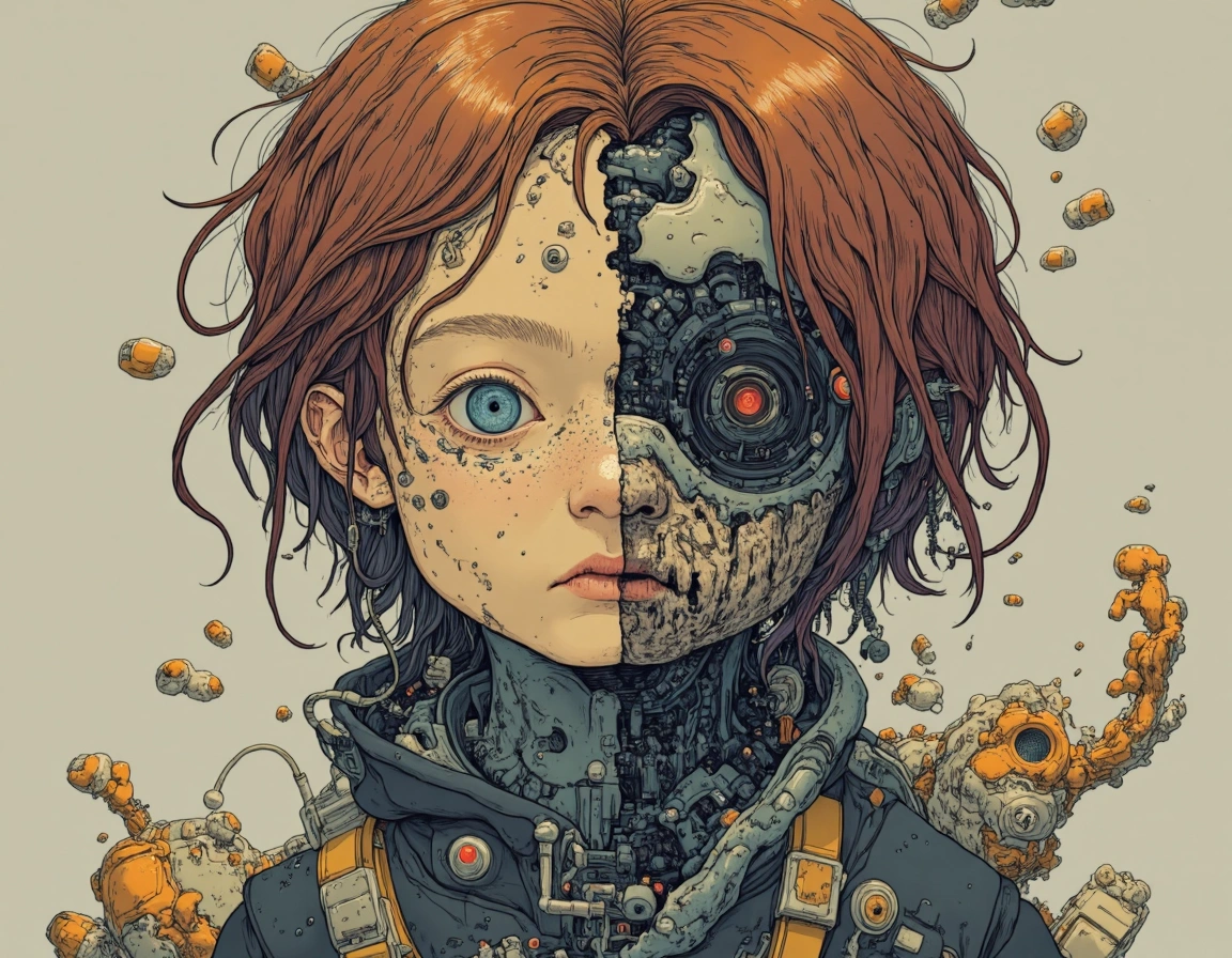 Ilustraciones IA estilo Akira