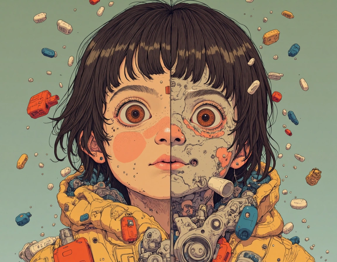 Ilustraciones IA estilo Akira