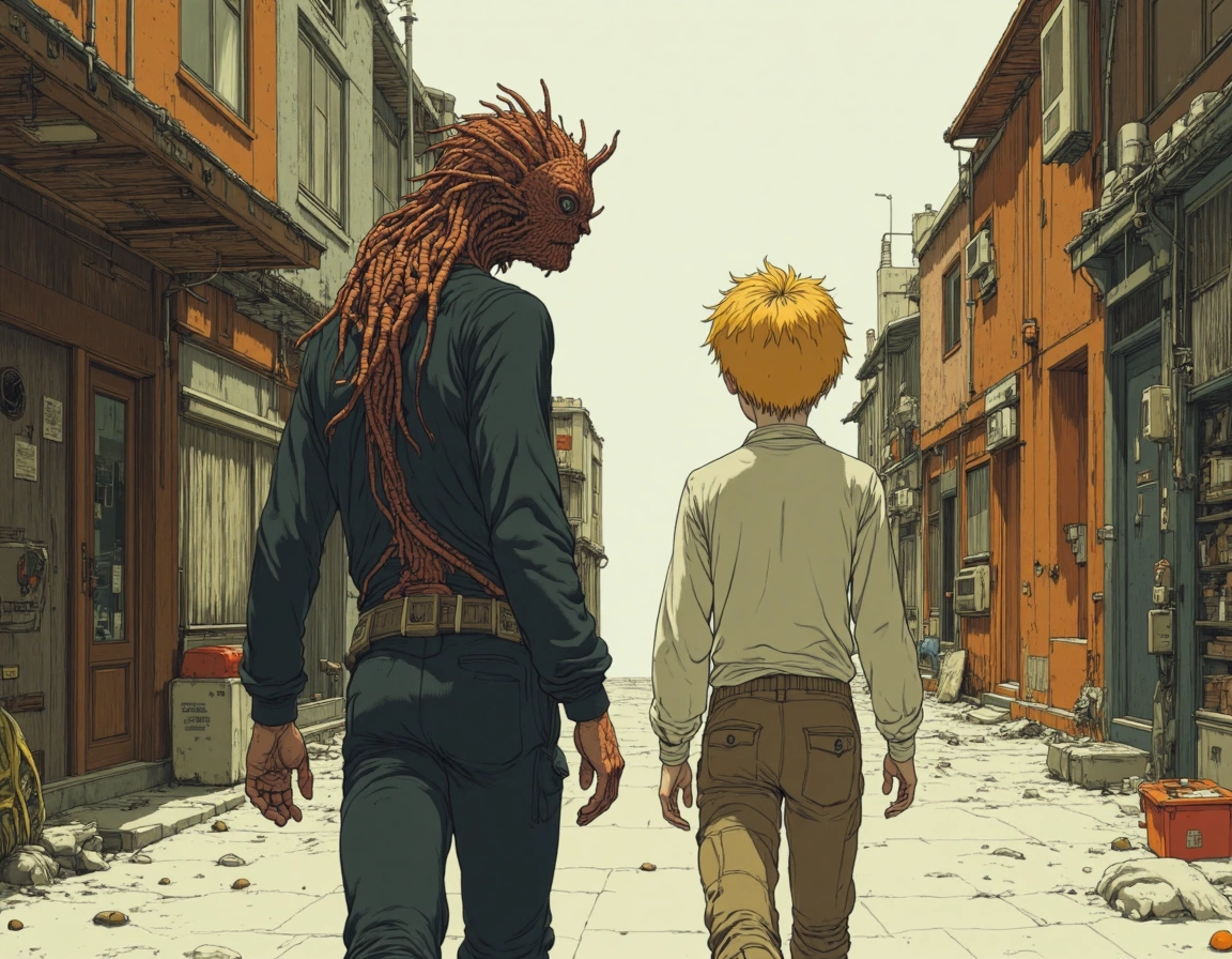 Ilustraciones IA estilo Akira