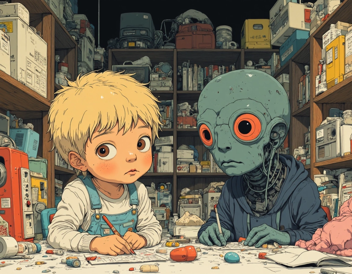 Ilustraciones IA estilo Akira