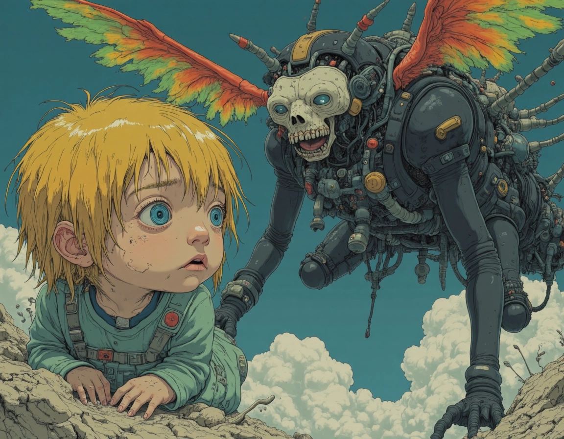 Ilustraciones IA estilo Akira