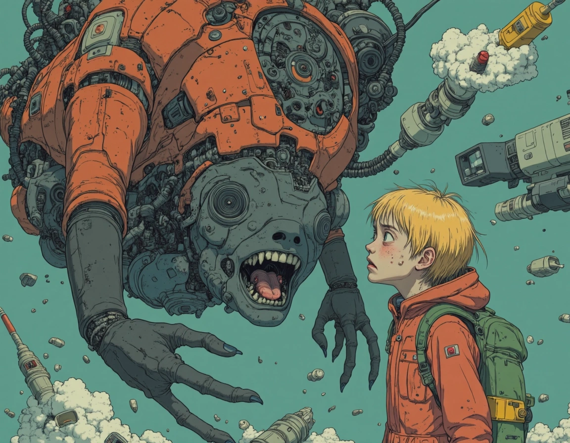Ilustraciones IA estilo Akira