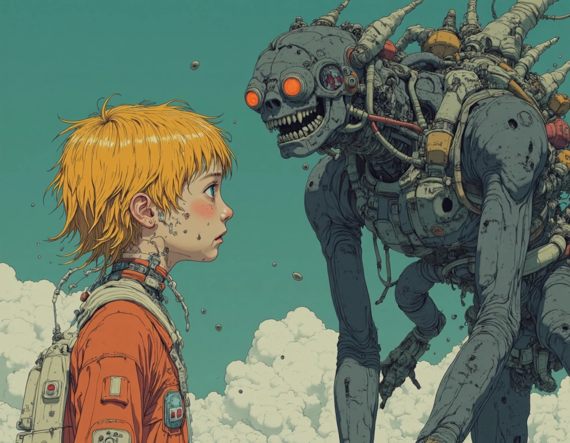 Ilustraciones IA estilo Akira