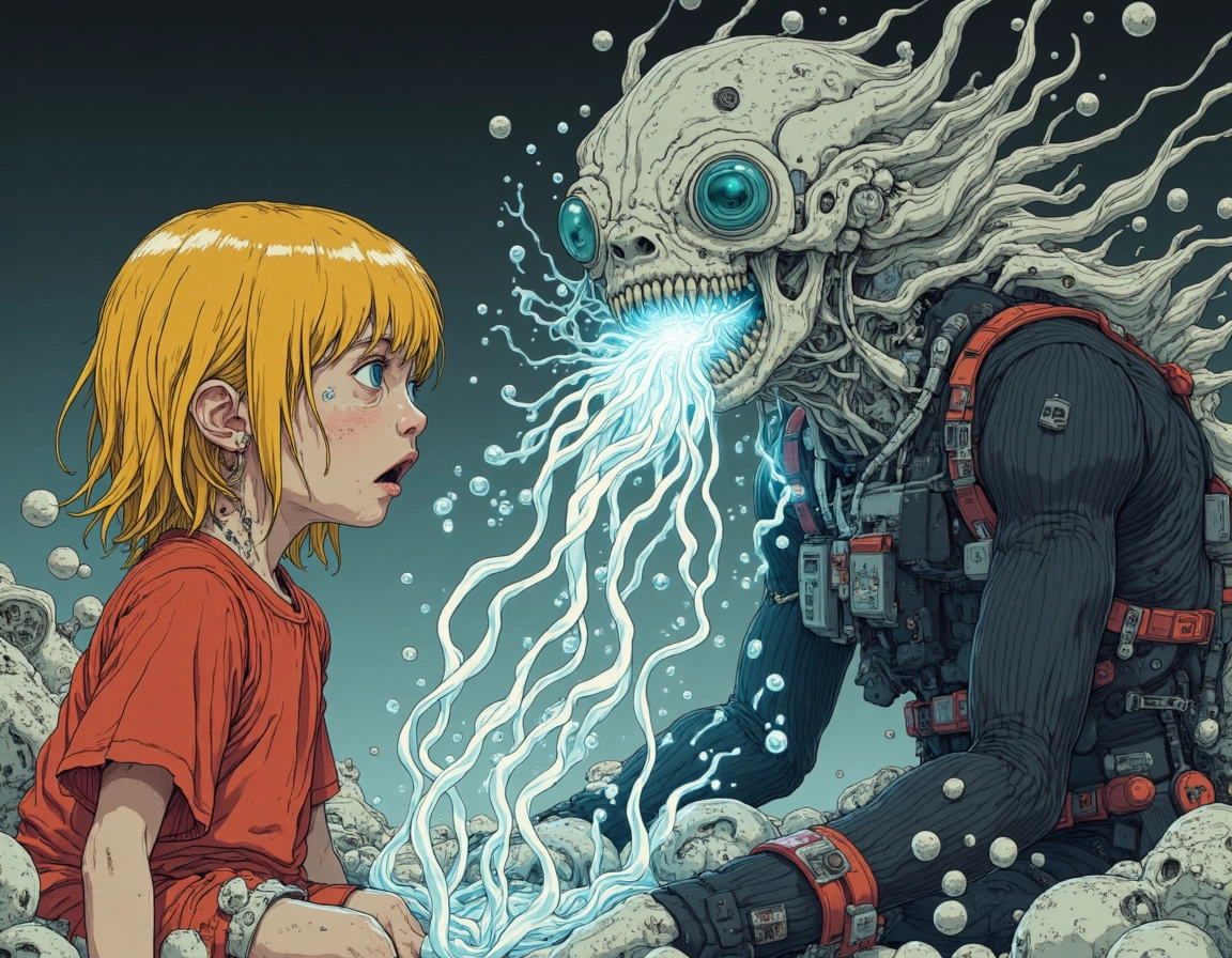 Ilustraciones IA estilo Akira