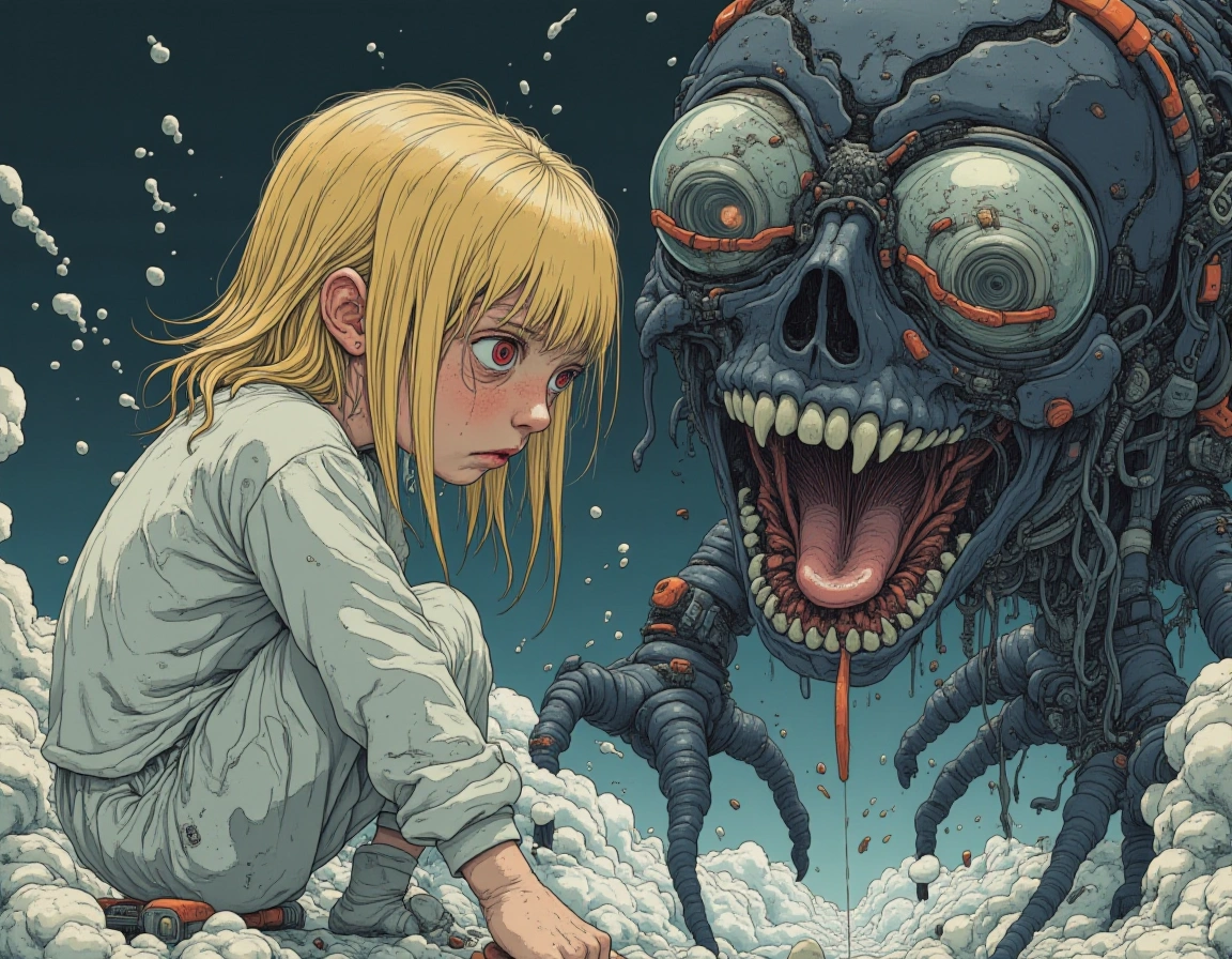 Ilustraciones IA estilo Akira