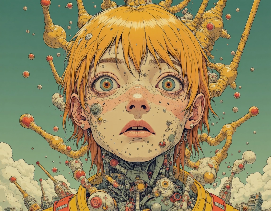 Ilustraciones IA estilo Akira