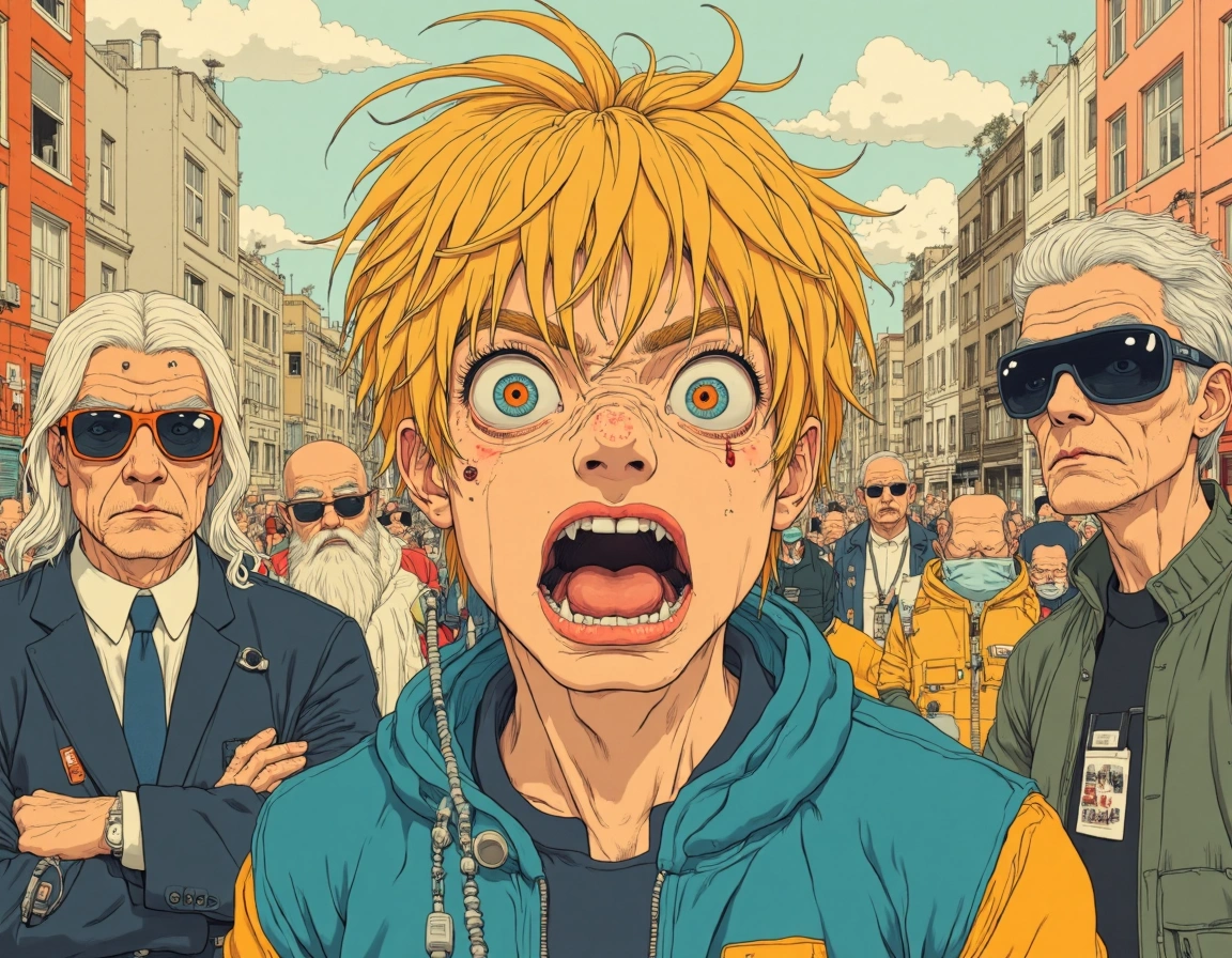 Ilustraciones IA estilo Akira