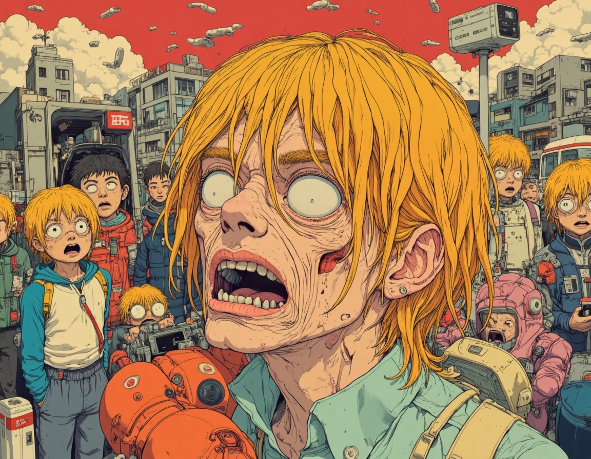 Ilustraciones IA estilo Akira
