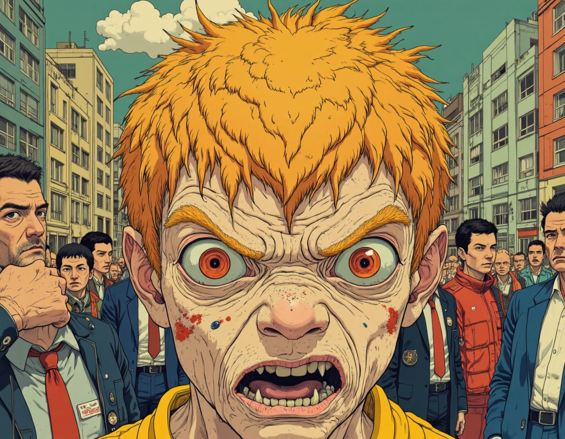 Ilustraciones IA estilo Akira