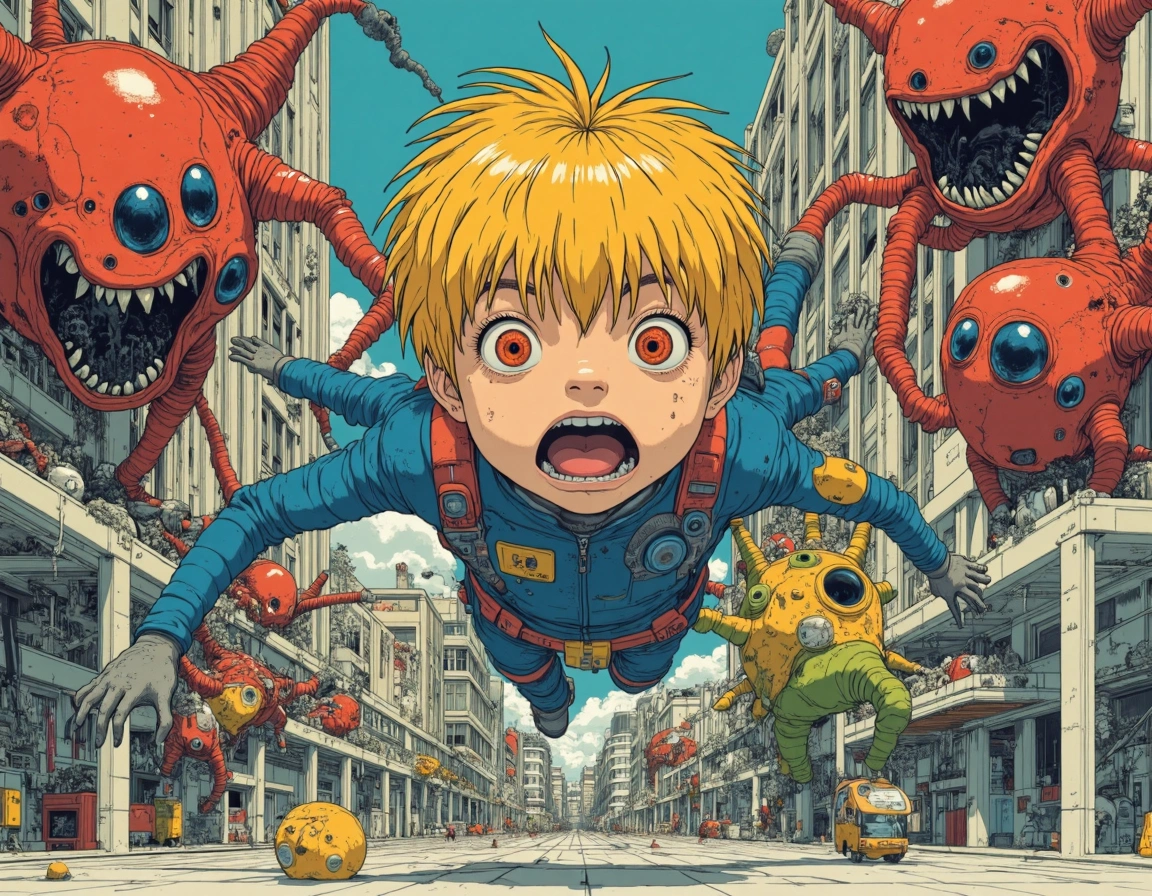 Ilustraciones IA estilo Akira