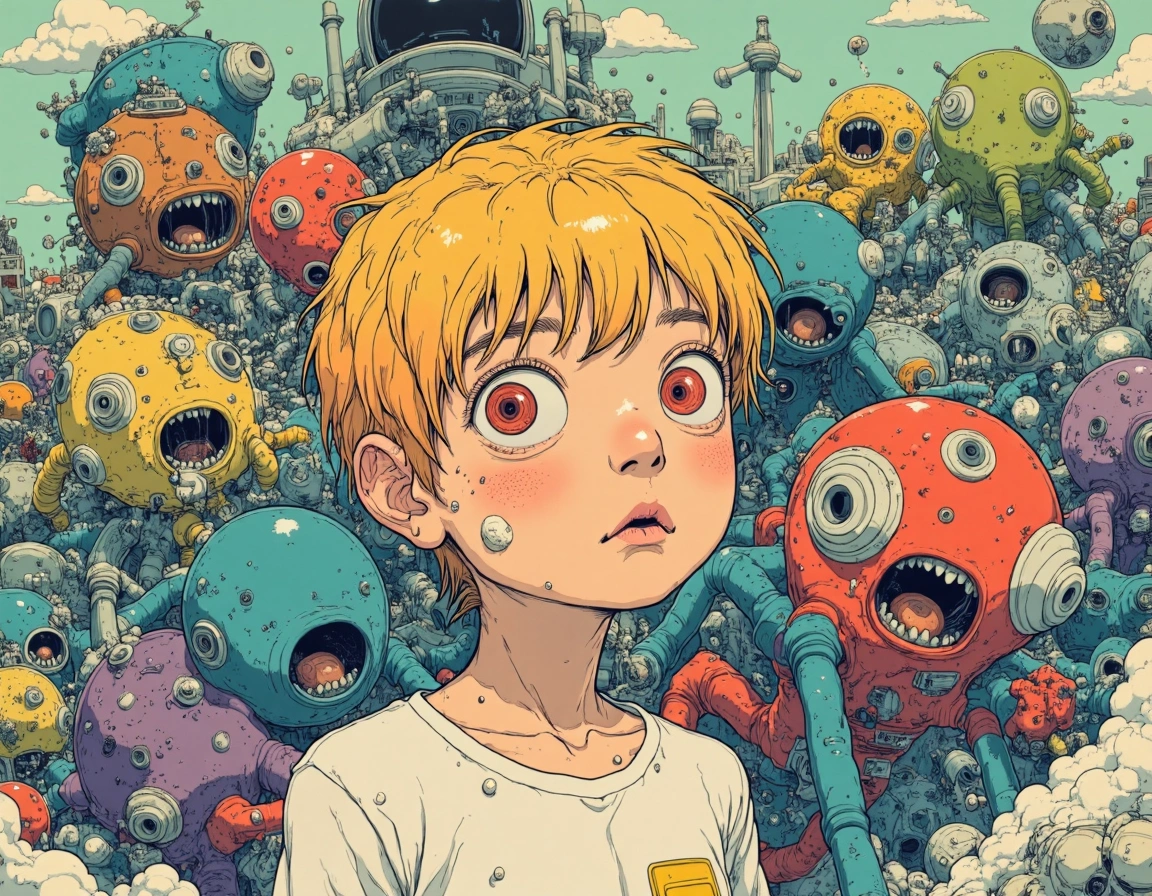 Ilustraciones IA estilo Akira